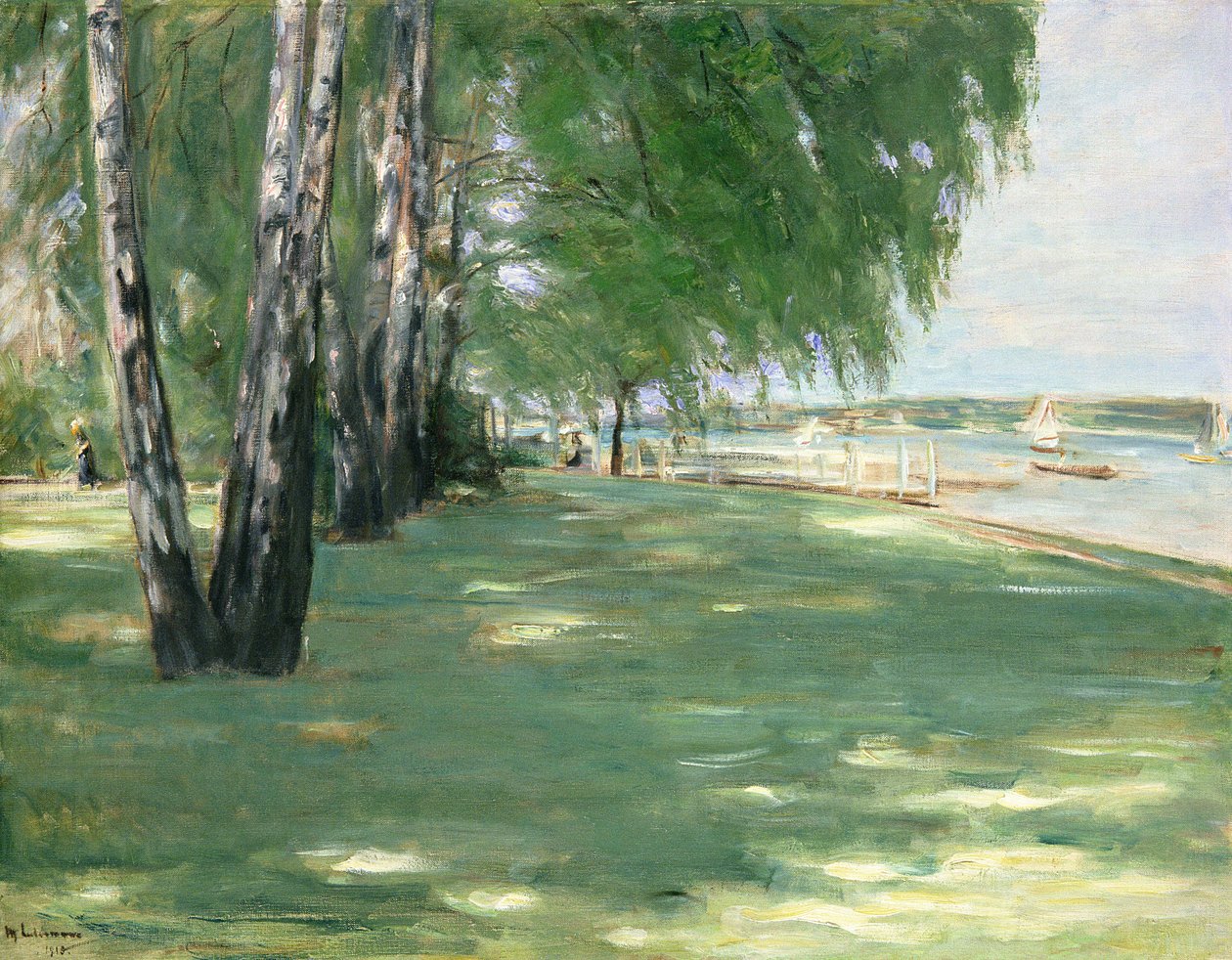 Kunstnerens have i Wannsee, 1918 af Max Liebermann
