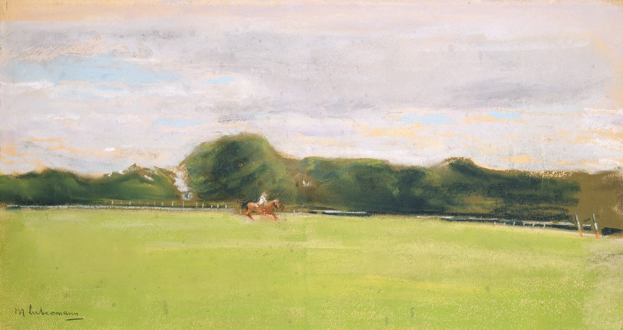 Polofeltet i Jenischs Park, 1902 (pastel på papir) af Max Liebermann