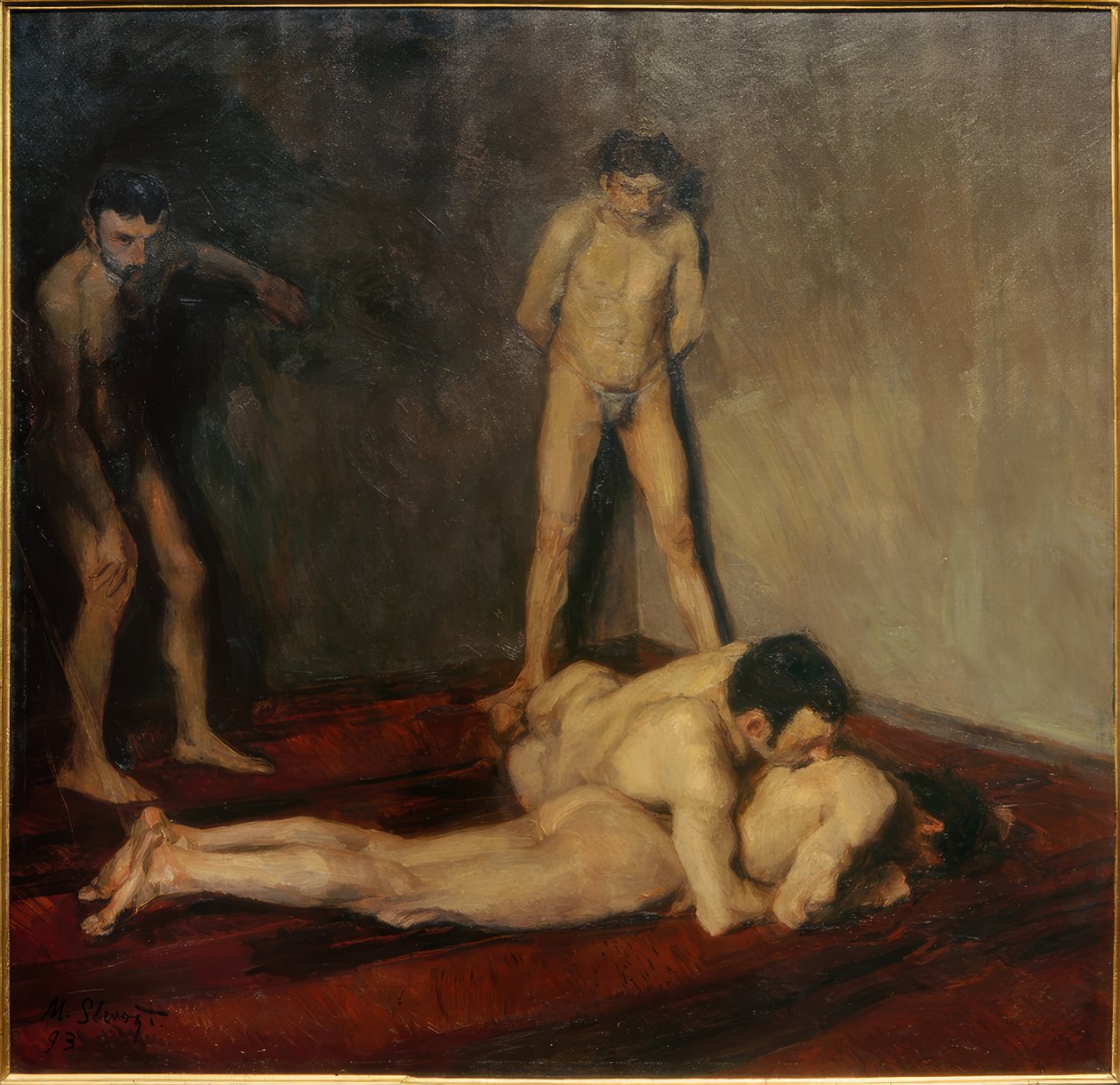 Wrestling skole af Max Slevogt