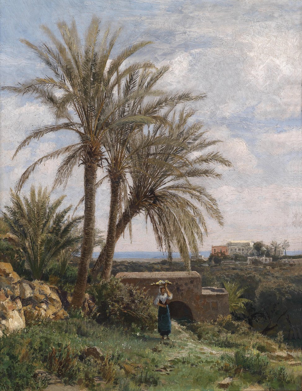 Gamle villa nær Tivoli af Max Wilhelm Roman
