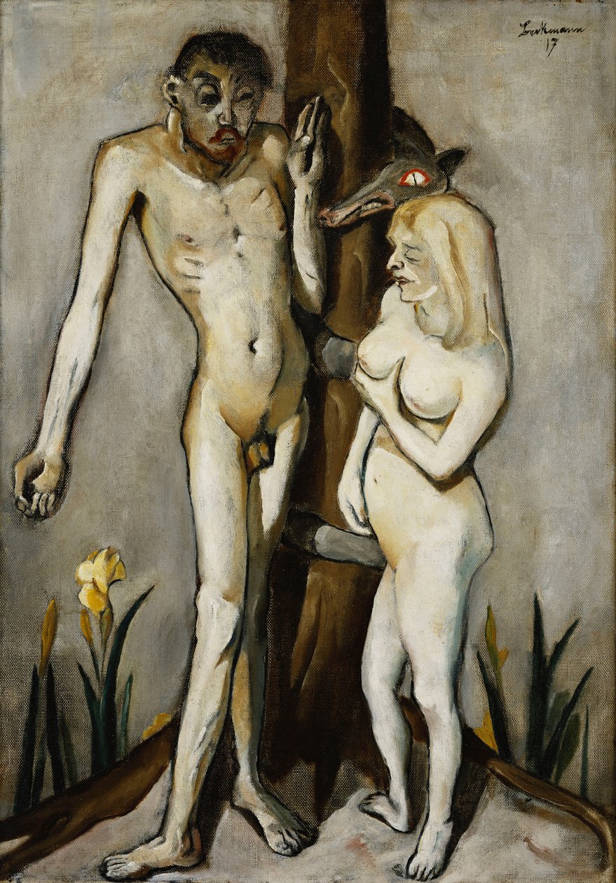Adam og Eva af Max Beckmann