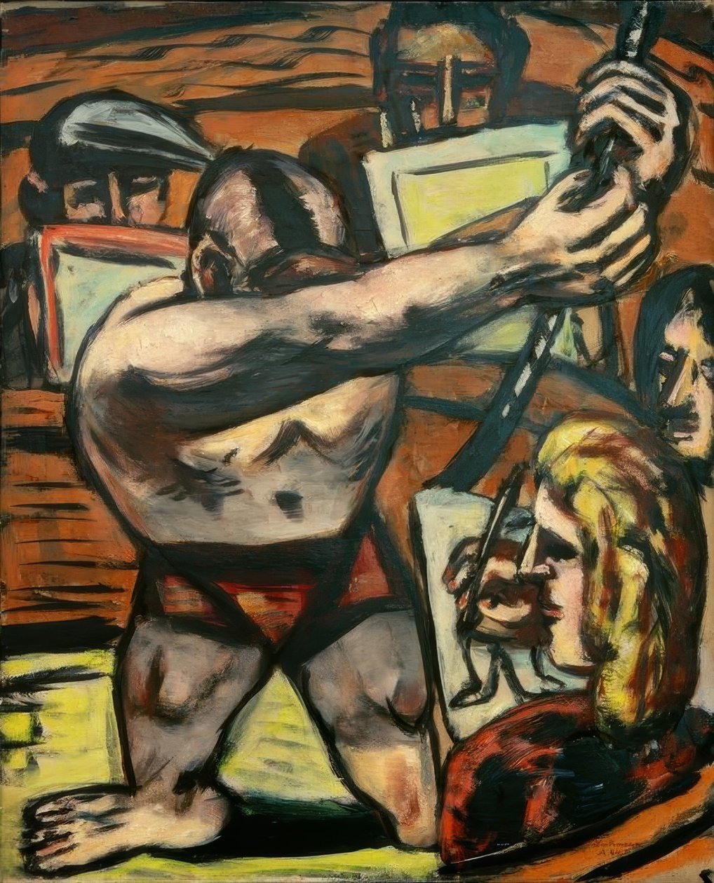 Akademie II af Max Beckmann