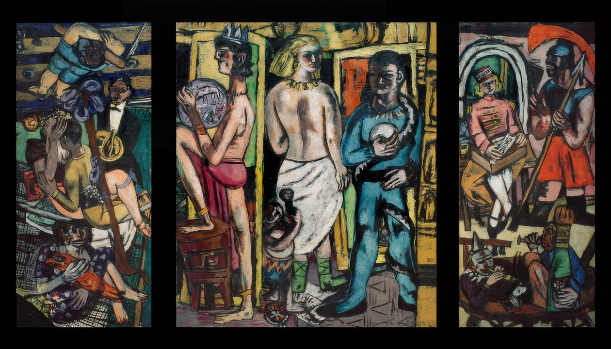 Akrobater af Max Beckmann