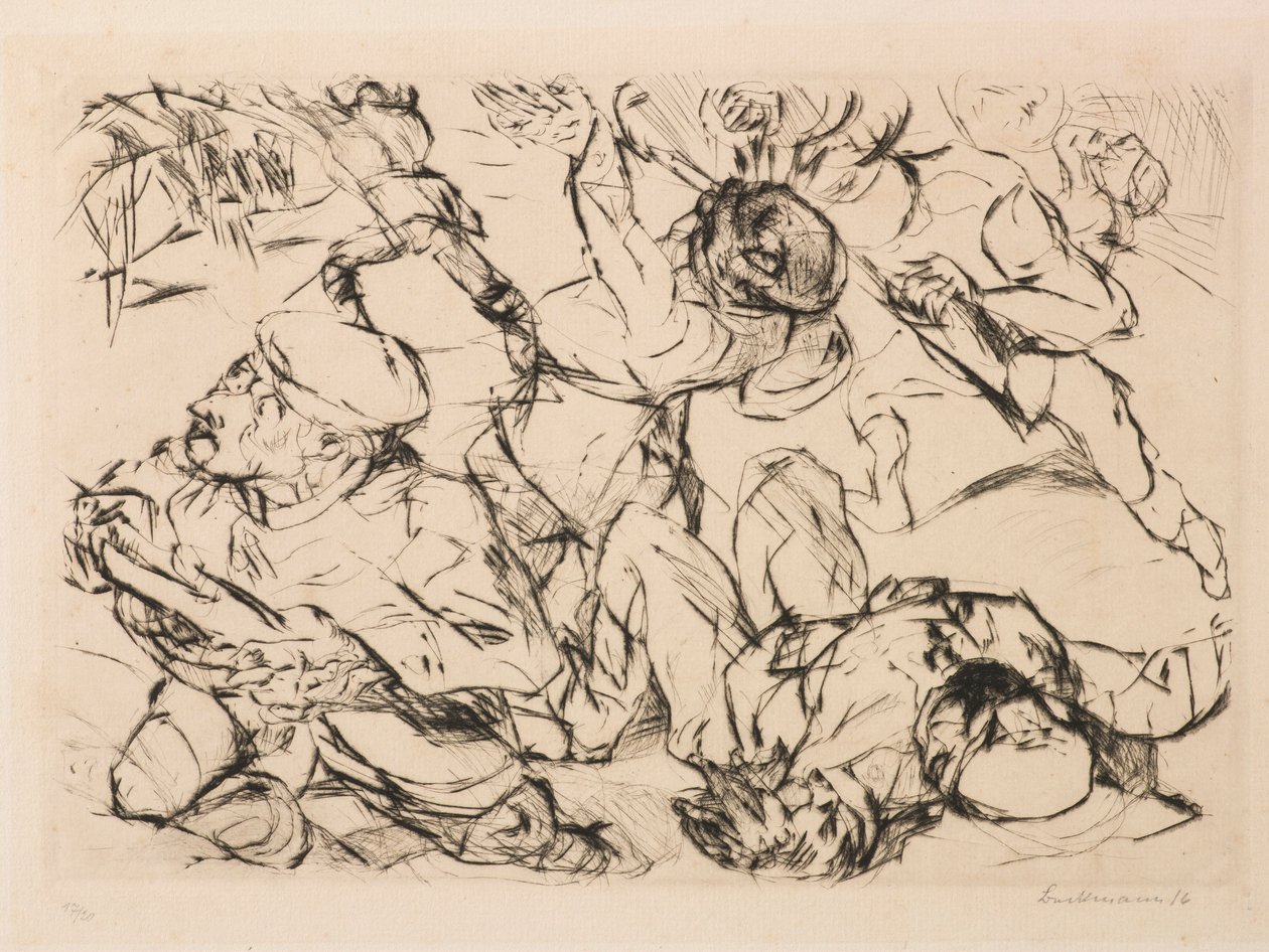 Angreb af Max Beckmann