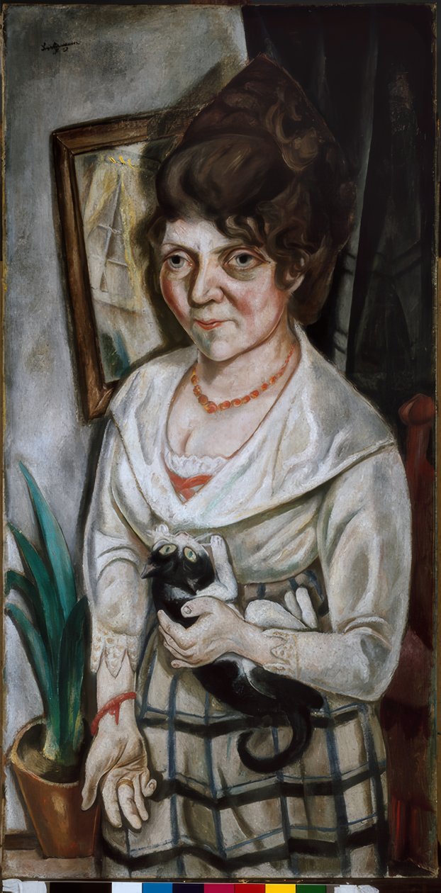 Portræt af Fridel Battenberg af Max Beckmann