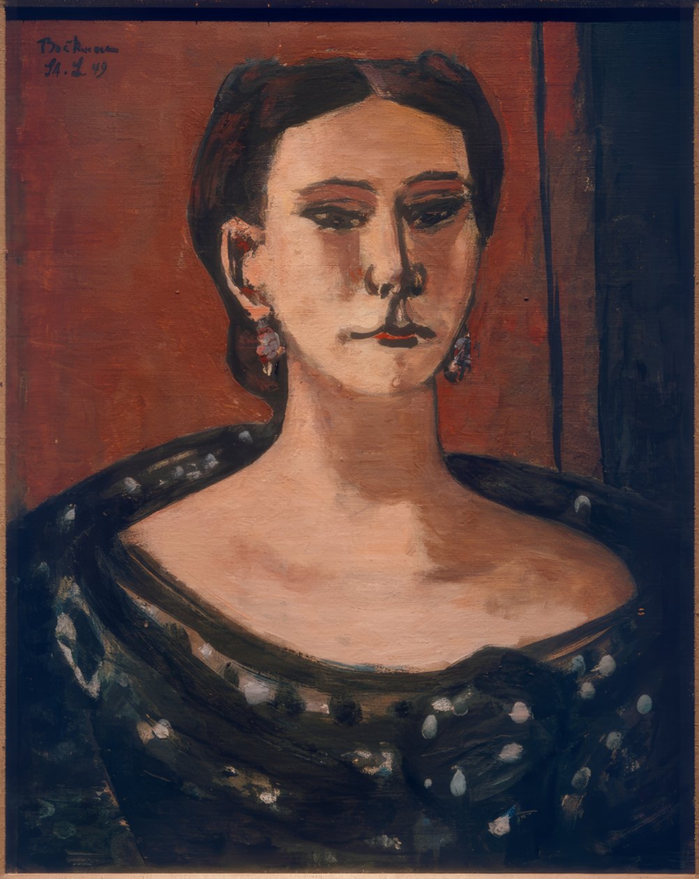 Portræt af Louise Pulitzer af Max Beckmann