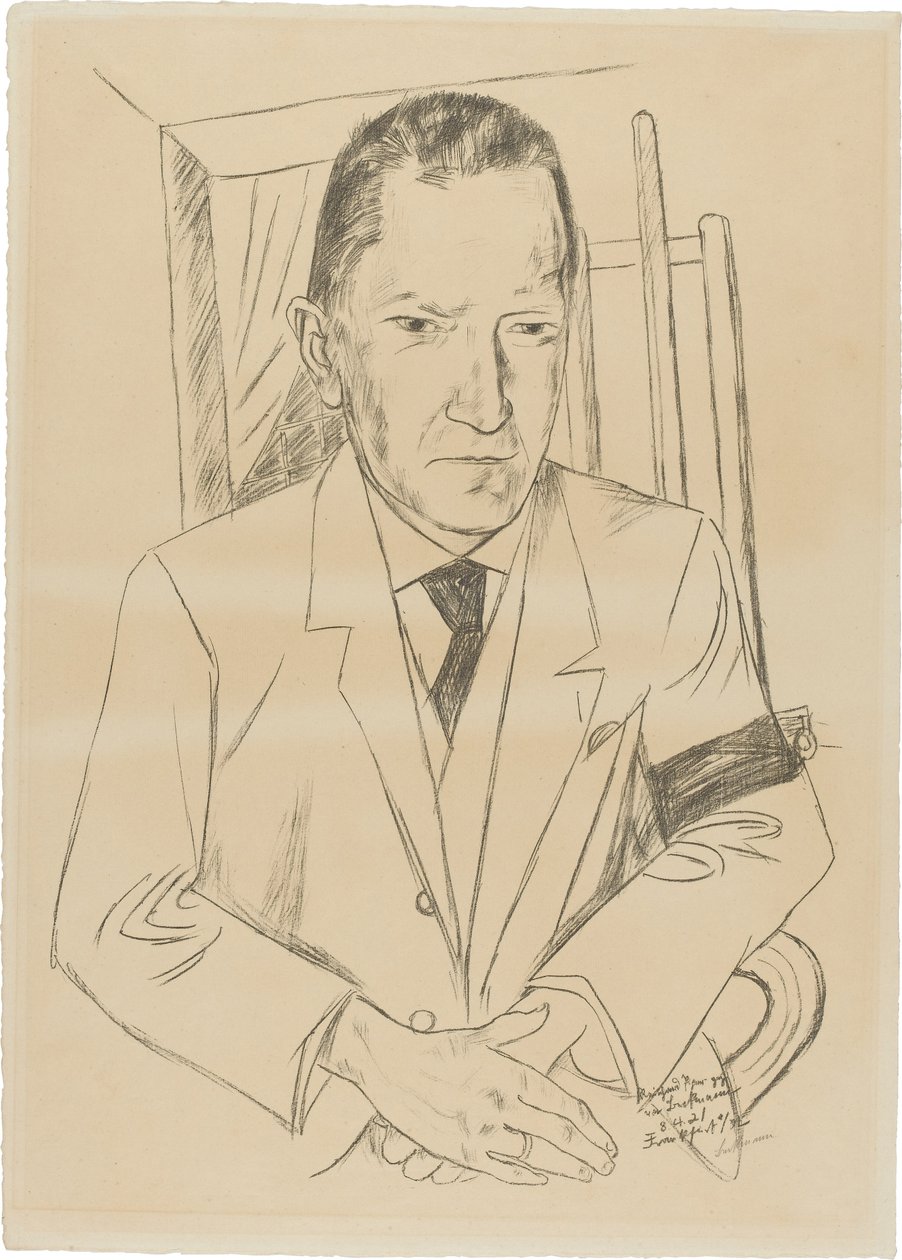 Portræt af Reinhard Piper (1879-1953) af Max Beckmann