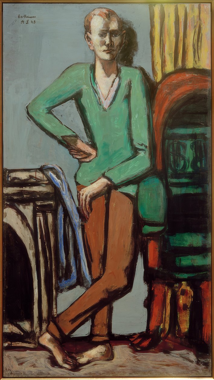 Portræt af Walter Barker af Max Beckmann