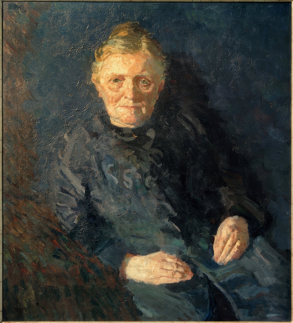 Portræt af moderen af Max Beckmann
