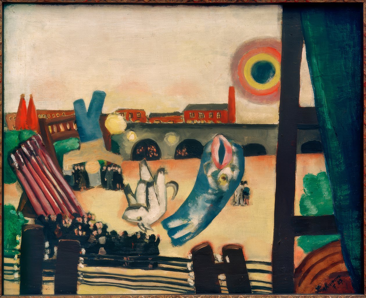 kinesisk fyrværkeri af Max Beckmann