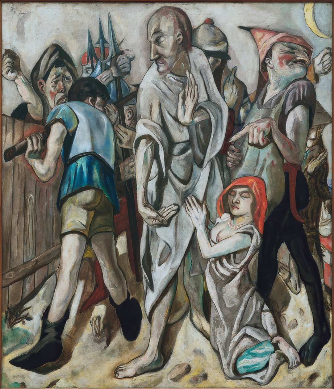Kristus og horfruen af Max Beckmann