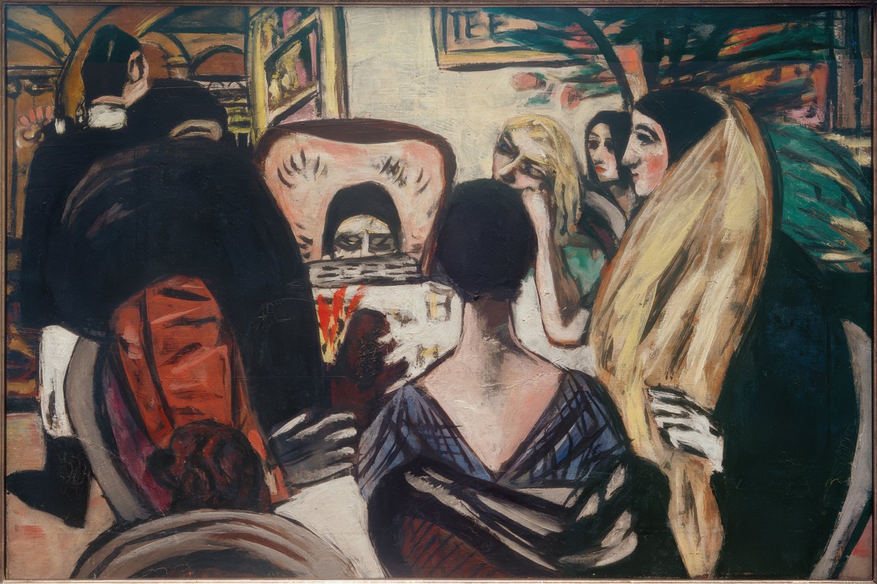 Claridge I af Max Beckmann