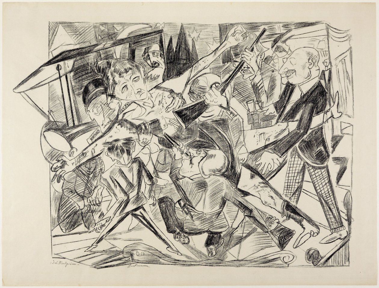 Martyrdommen af Max Beckmann