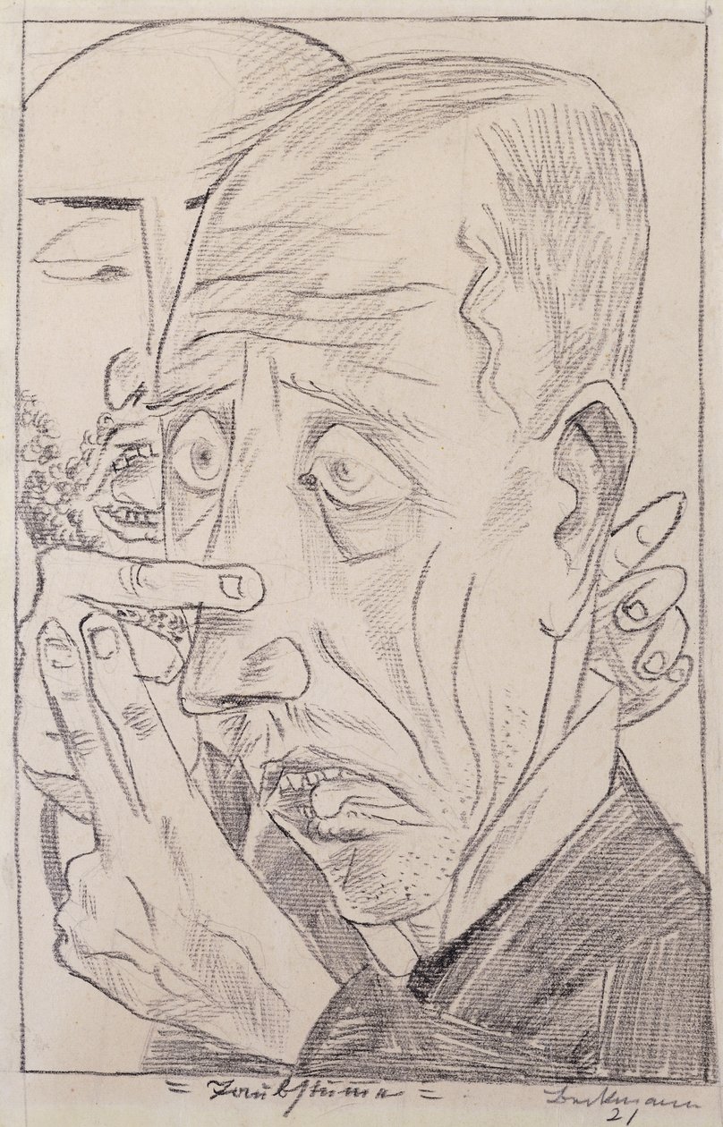 Døvstum; Taubstumme af Max Beckmann
