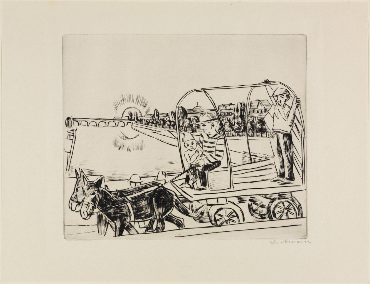Morgenen af Max Beckmann