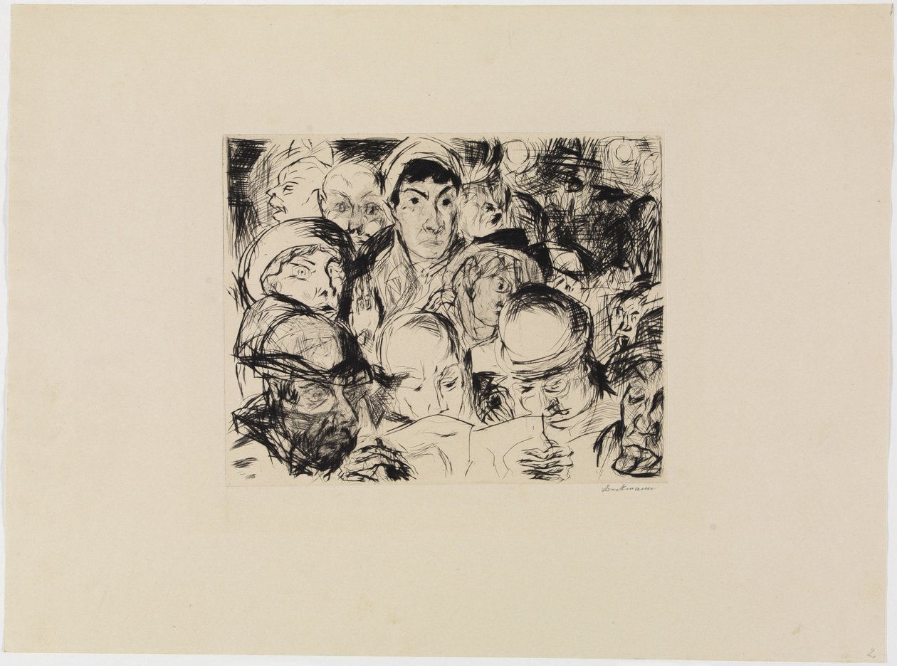 Krigserklæringen af Max Beckmann