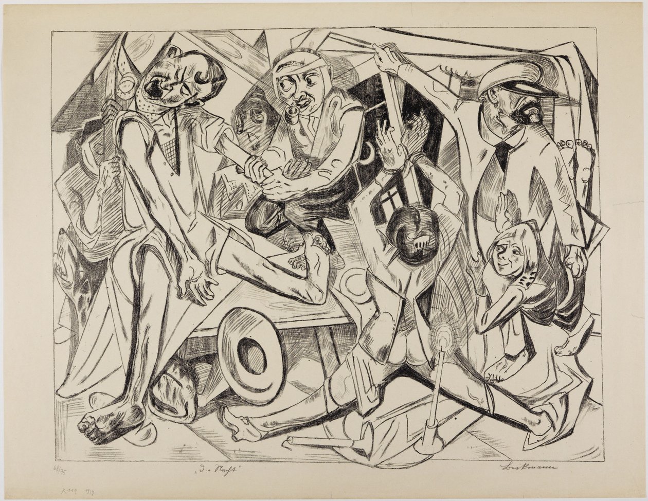 Natten af Max Beckmann