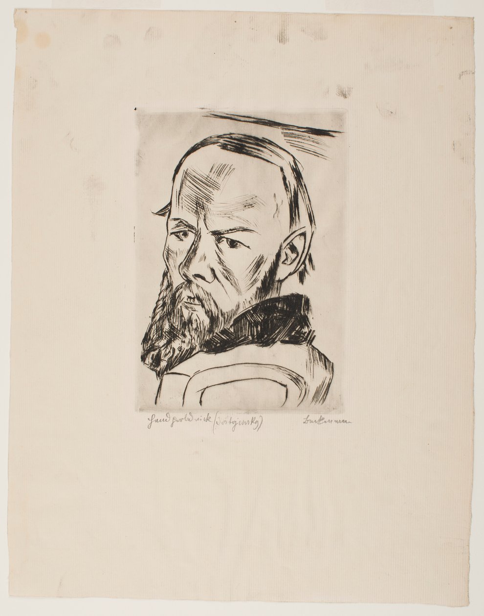Dostojevskij II af Max Beckmann