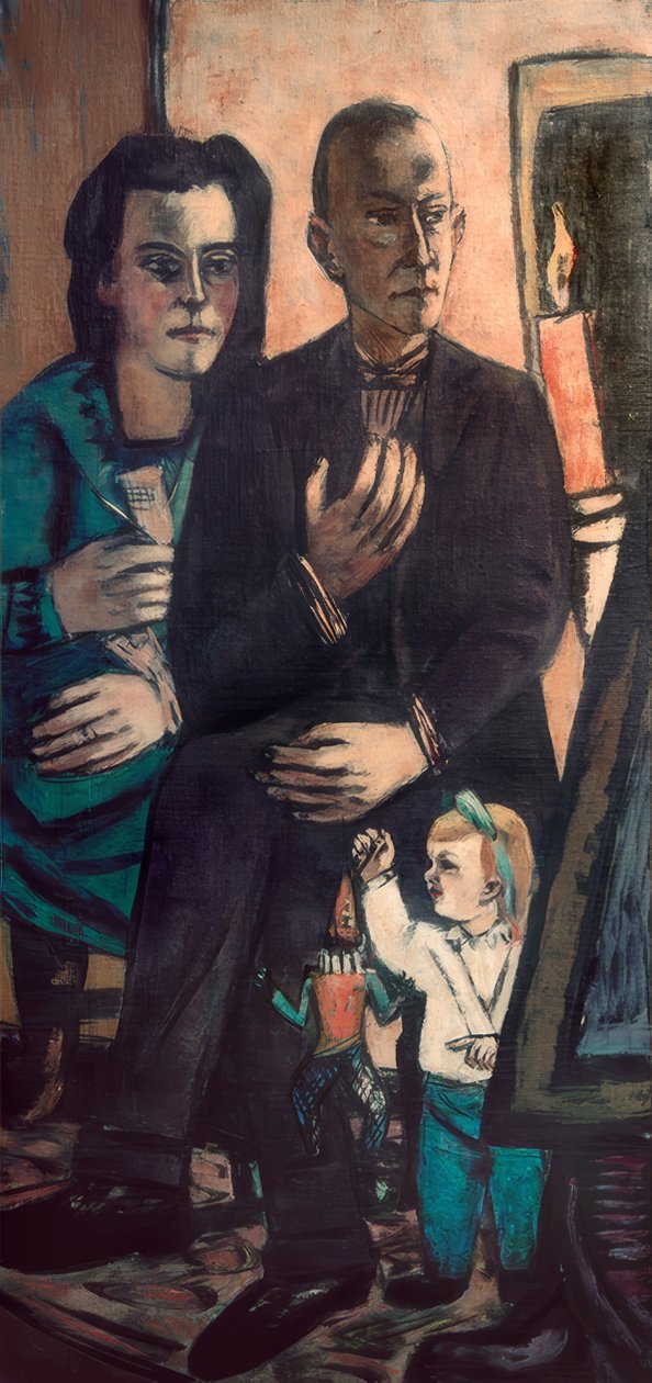 Familieportræt Lütjens af Max Beckmann