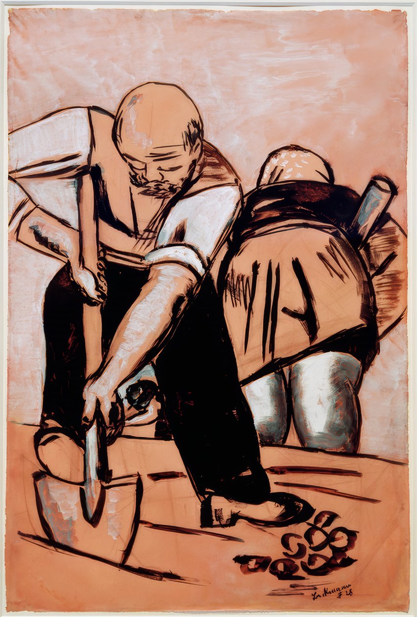 Feltarbejdere af Max Beckmann