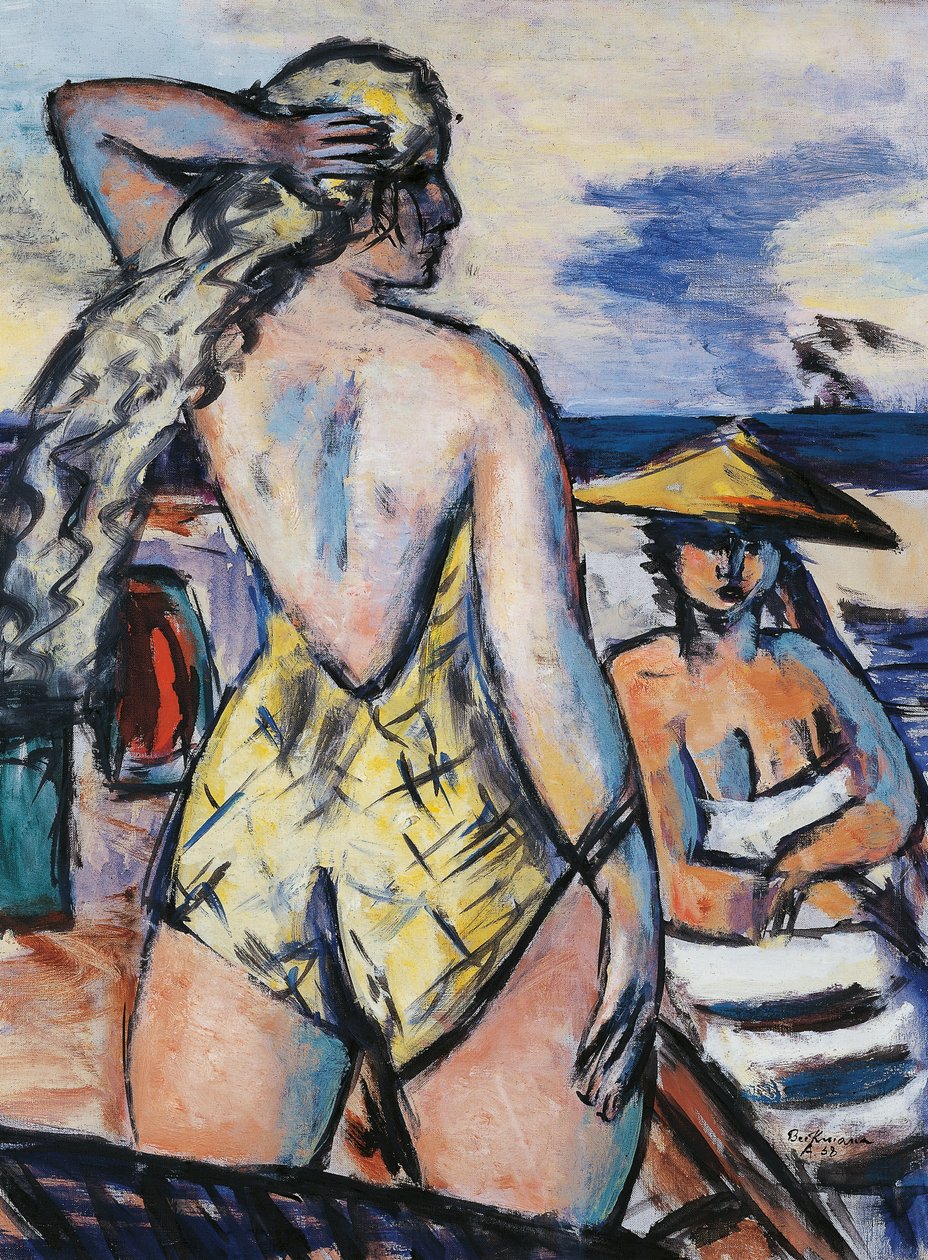 Piger ved havet af Max Beckmann