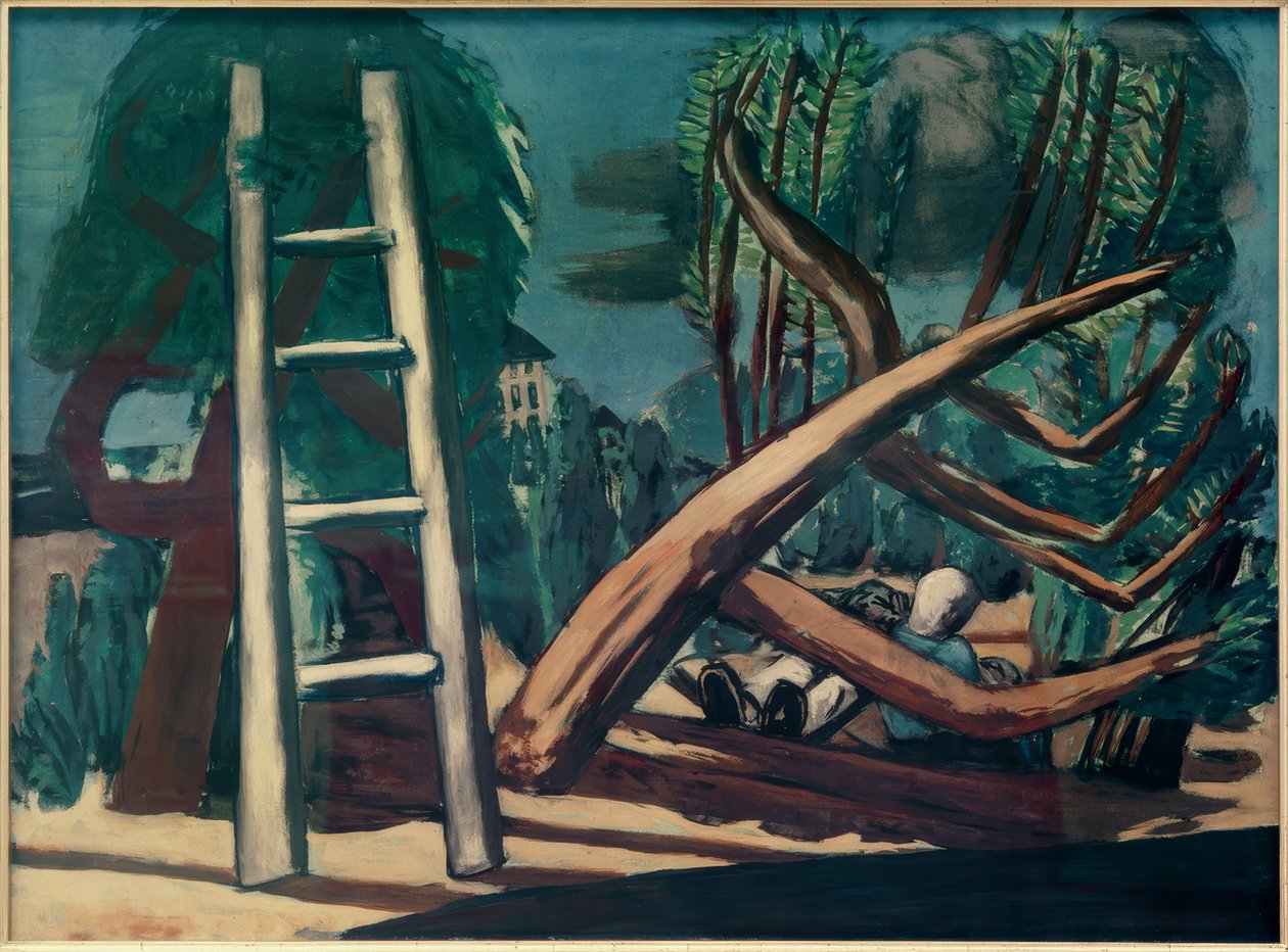 Stort tordenvejrslandskab af Max Beckmann