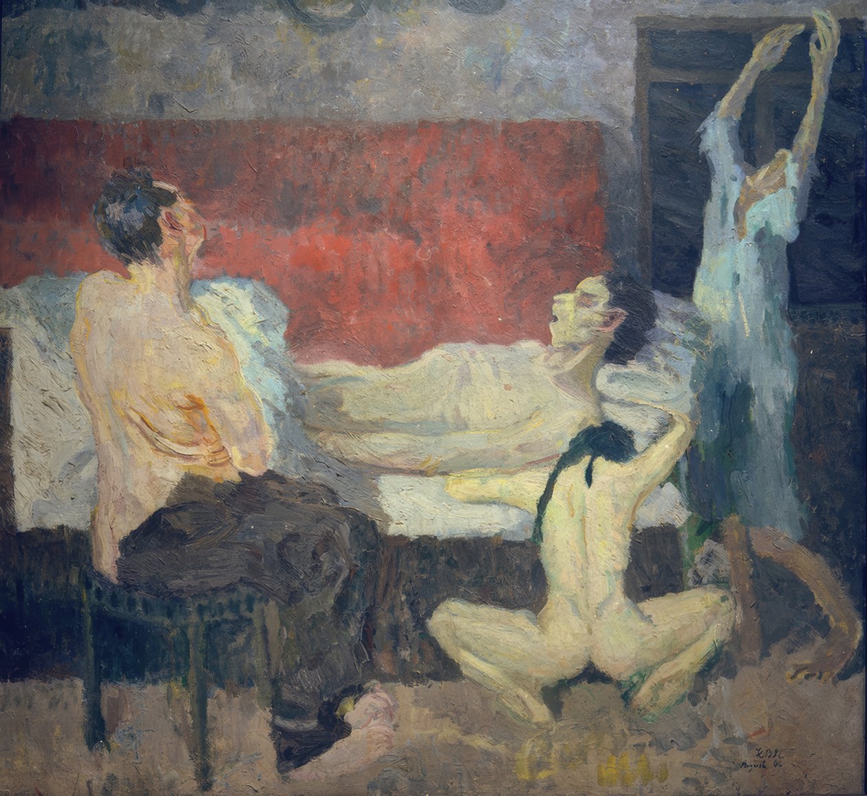 Fantastisk dødsscene af Max Beckmann