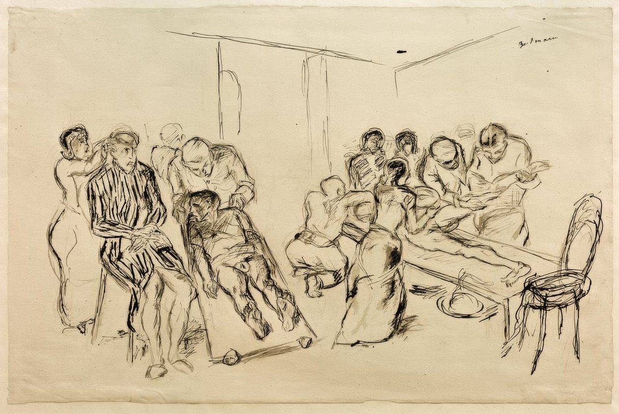 Stor operationsstue af Max Beckmann