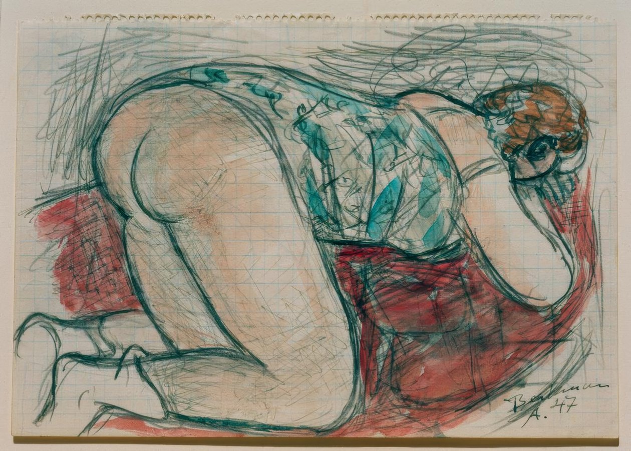 Halbakt af Max Beckmann