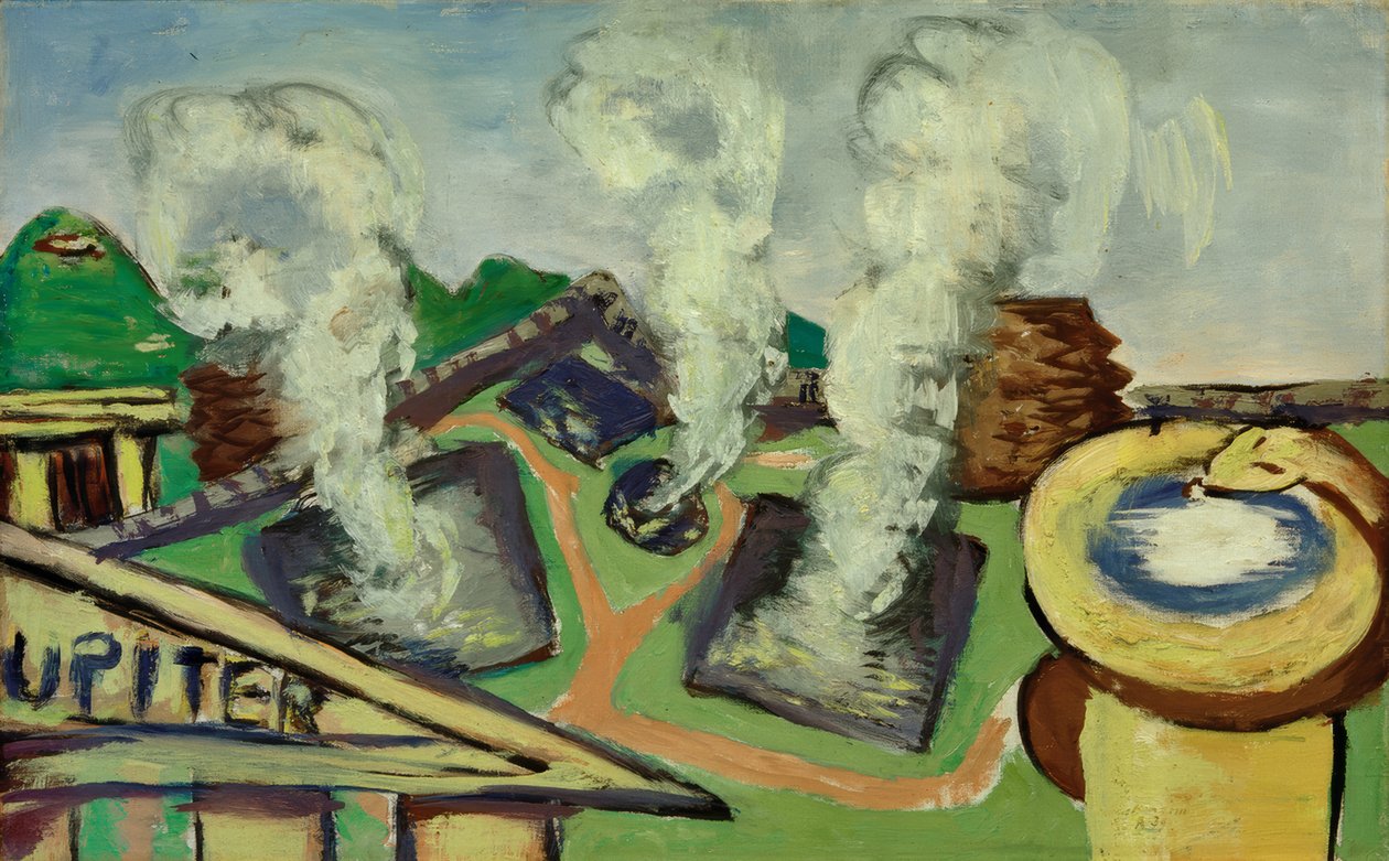 Varme kilder i Abano af Max Beckmann