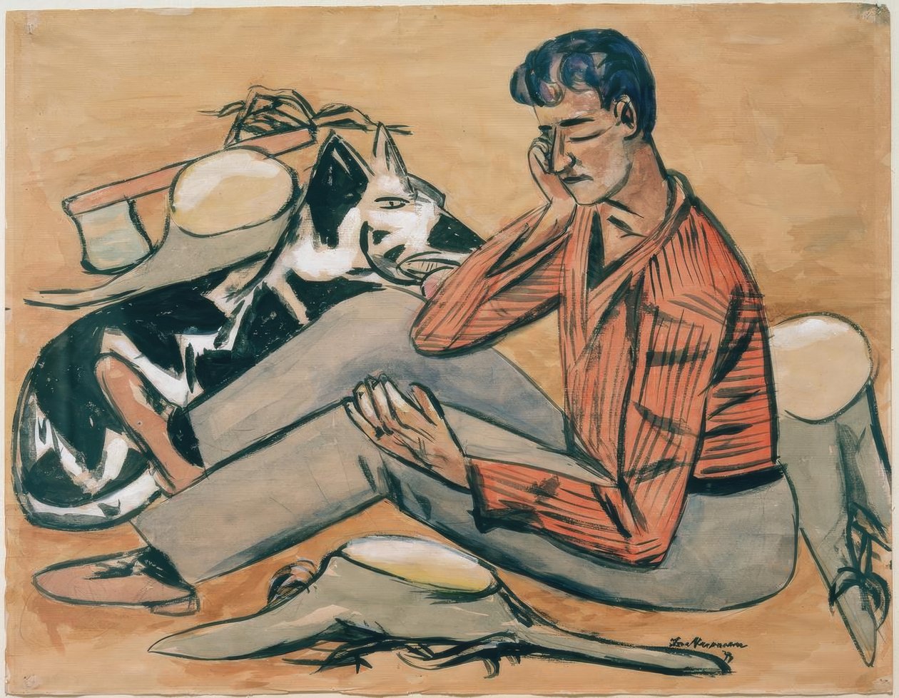 skovhugger af Max Beckmann