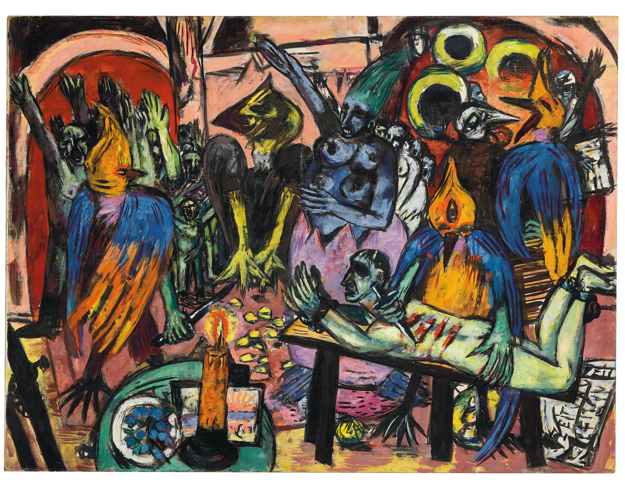 Fuglenes helvede af Max Beckmann