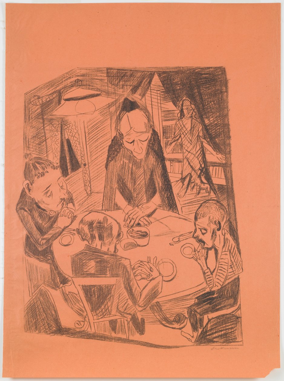 Hunger, Platte 5 aus dem Portfolio „Hölle“ af Max Beckmann