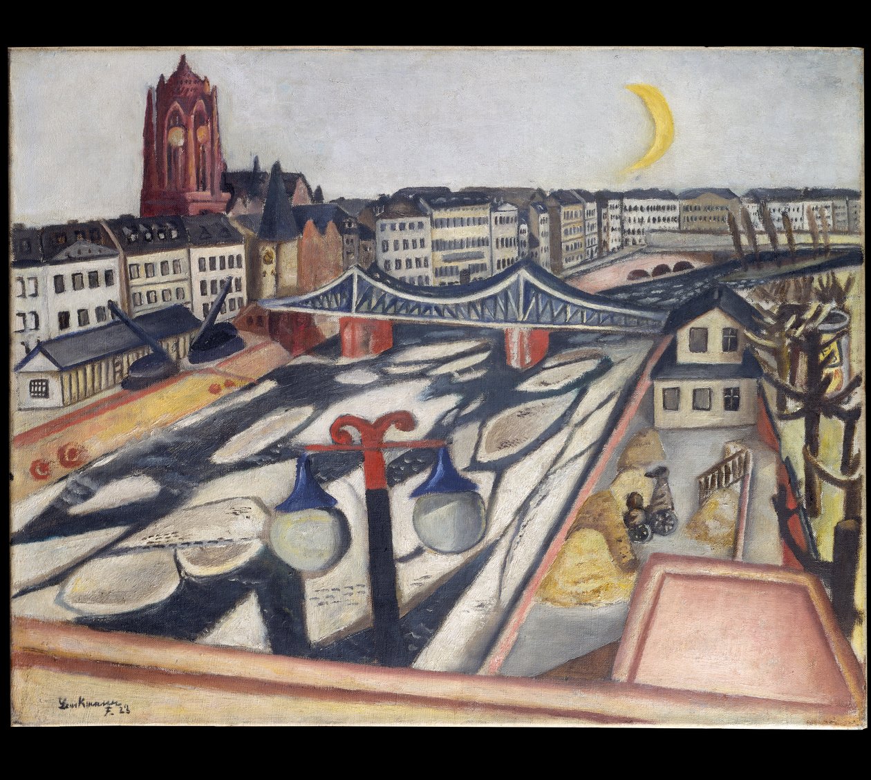 Is på floden af Max Beckmann