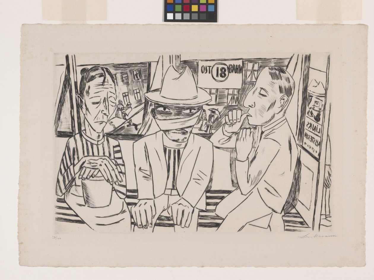 I Sporvognen af Max Beckmann