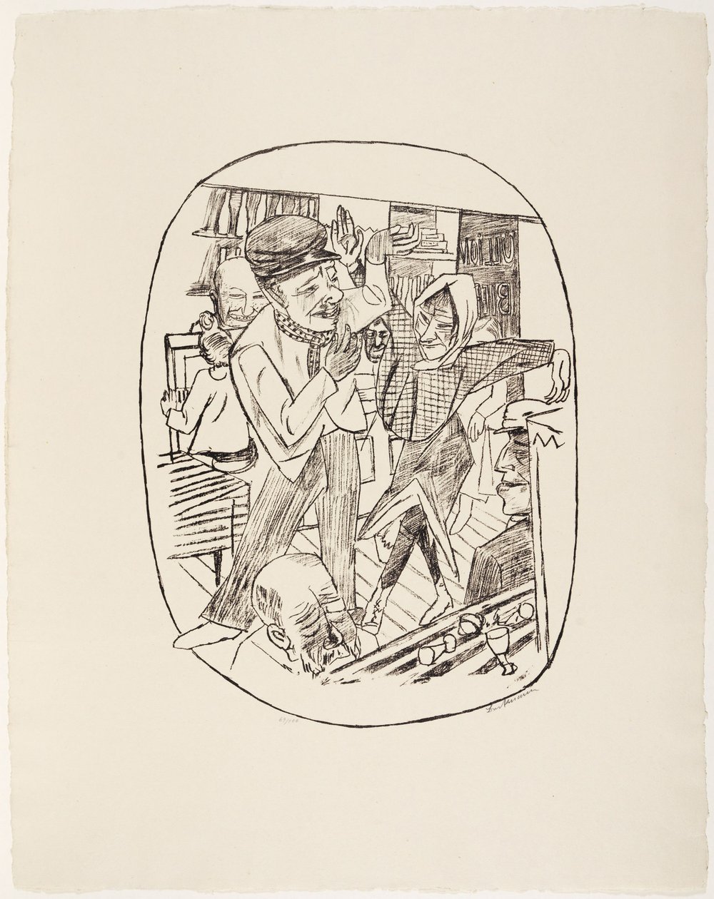 Billig pub af Max Beckmann