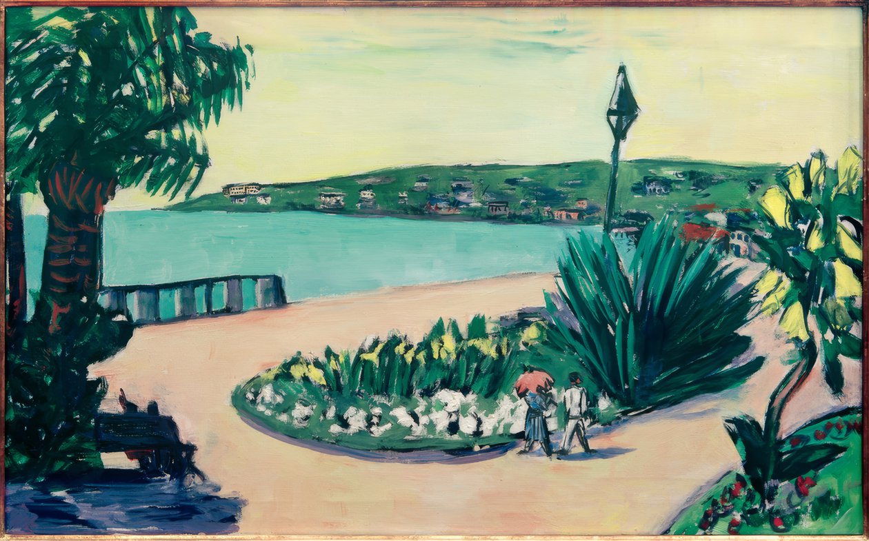 Lille italiensk landskab af Max Beckmann