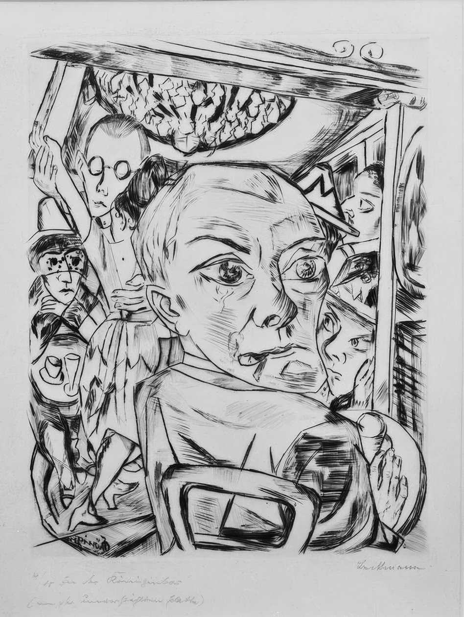 Queen bar af Max Beckmann