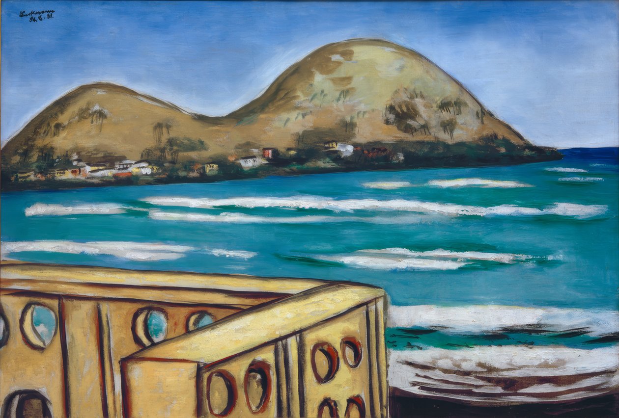 Landskab nær Saint-Cyr-sur-Mer af Max Beckmann
