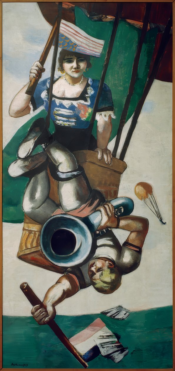 Aerialister af Max Beckmann
