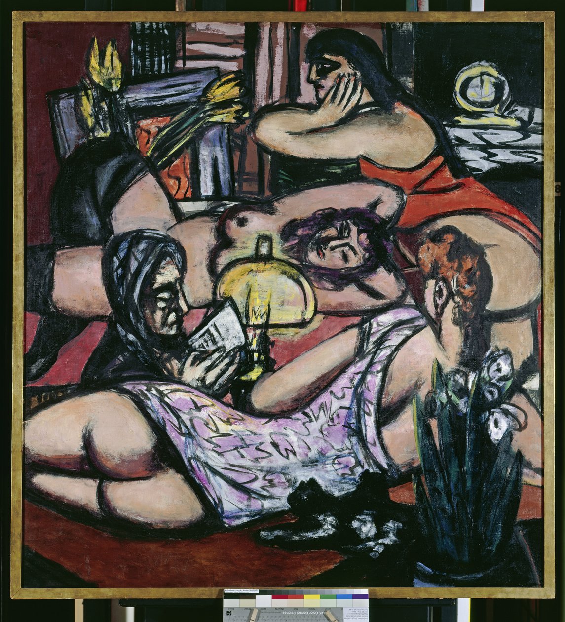 Pigeværelse af Max Beckmann
