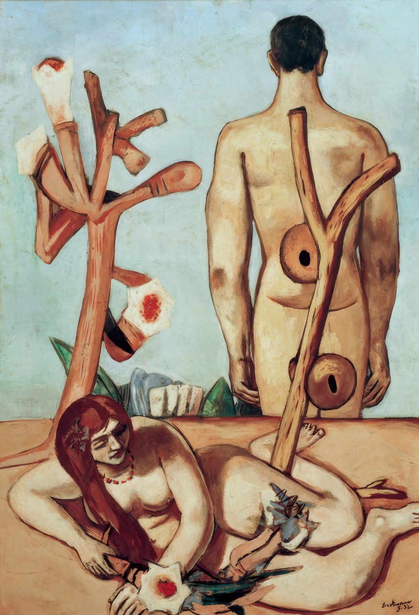 Mand Og Kvinde af Max Beckmann