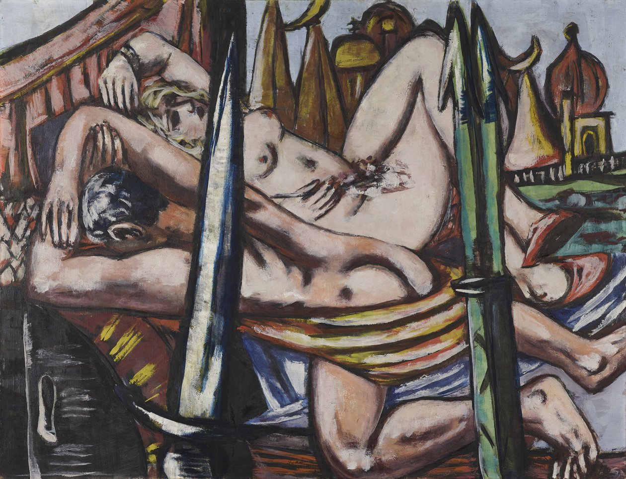 Messingstadt, 1944. af Max Beckmann
