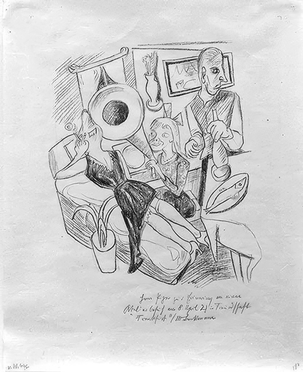 Møbleret af Max Beckmann