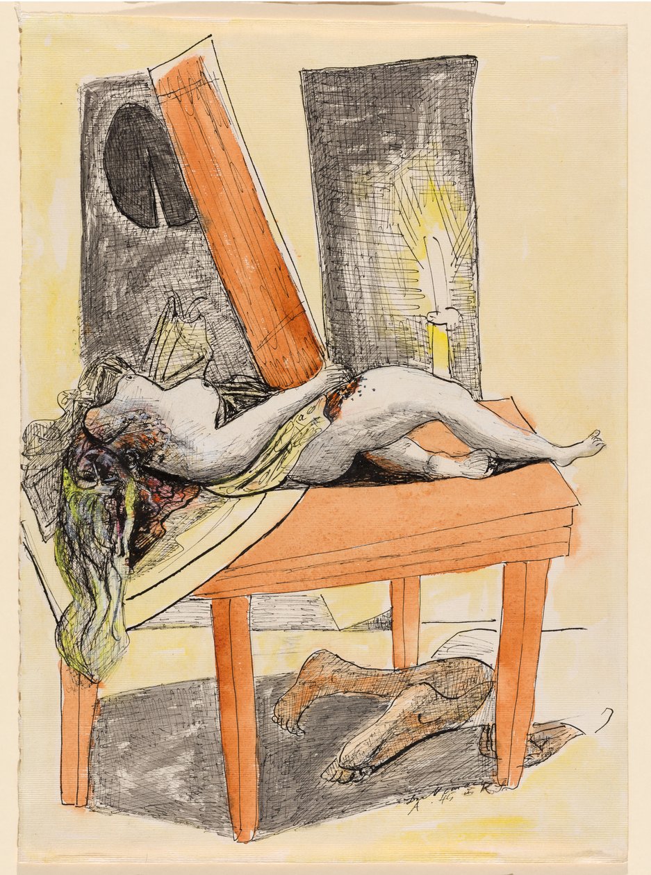 Mord af Max Beckmann