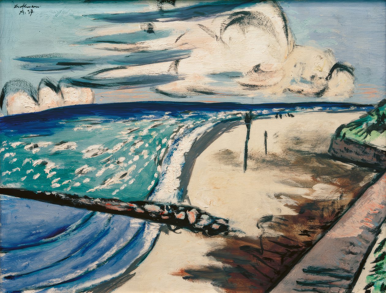 Nordsee III af Max Beckmann