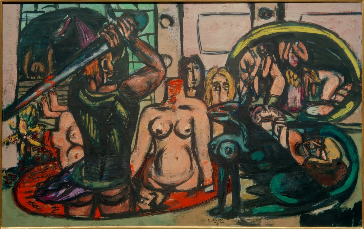 Perseus (Hercules) sidste opgave af Max Beckmann