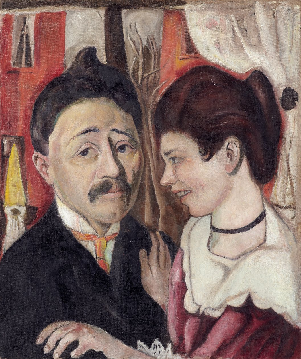 Portræt af ægteparret Carl af Max Beckmann
