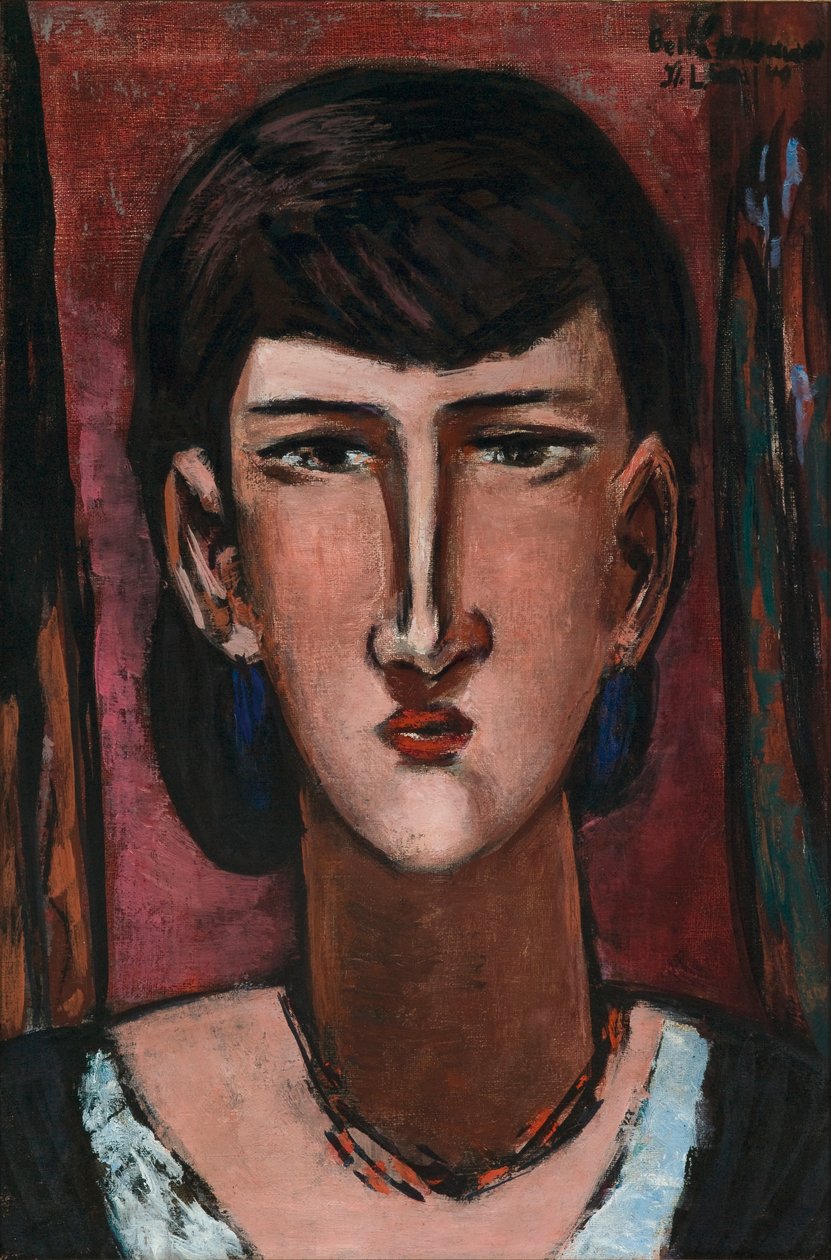 Portræt af Edie Rickey af Max Beckmann
