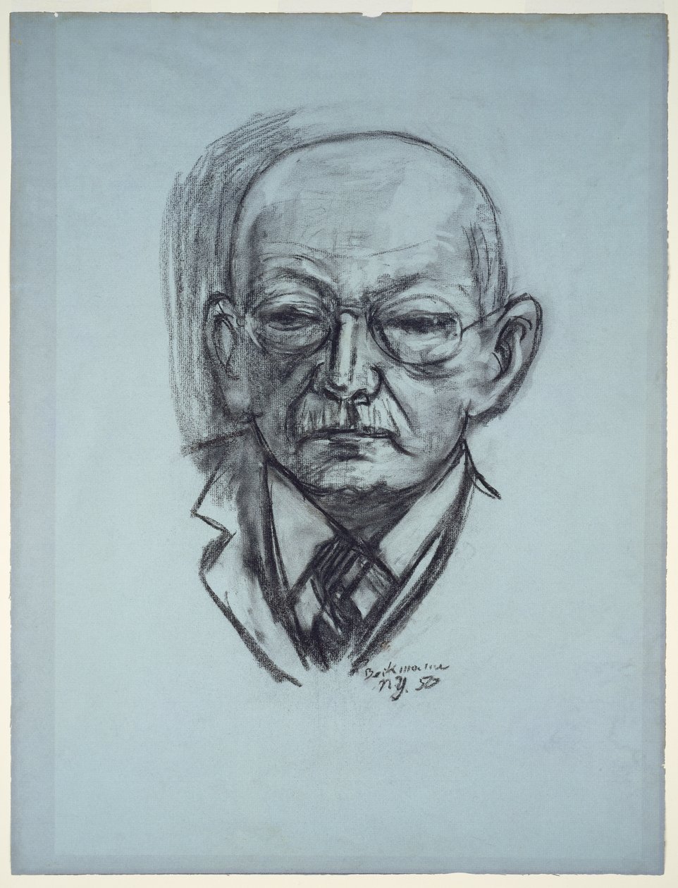 Portræt af Georg Swarzenski af Max Beckmann